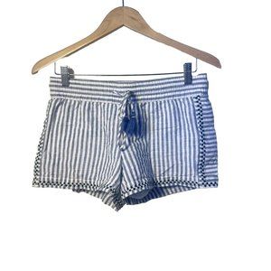 Vineyard Vines Shorts Striped Embroidered Tassel Boho Womens XS